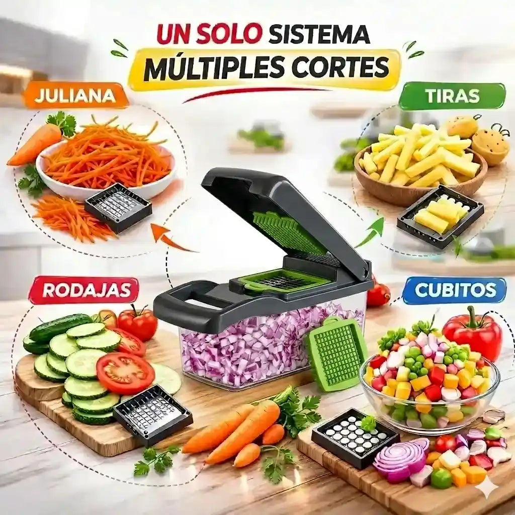 CORTADOR DE VErduras x 14 piezas